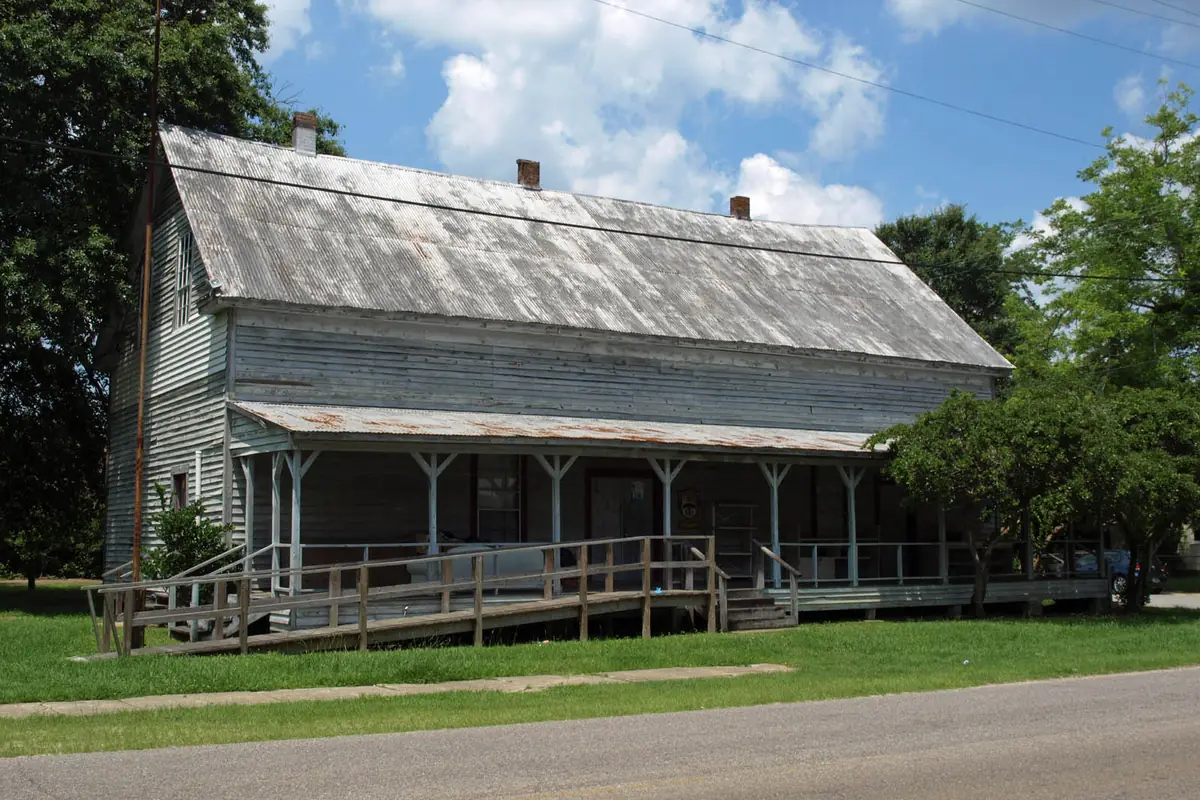 Rhodes Store, a historic landmark in Bay Minette, Alabama